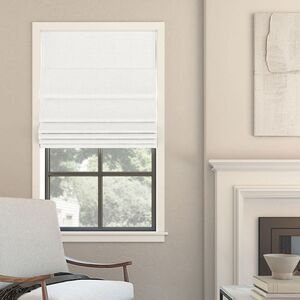 Sun Zero - 27"x64" Sun Zero 100% Blackout Somerton Textured C White